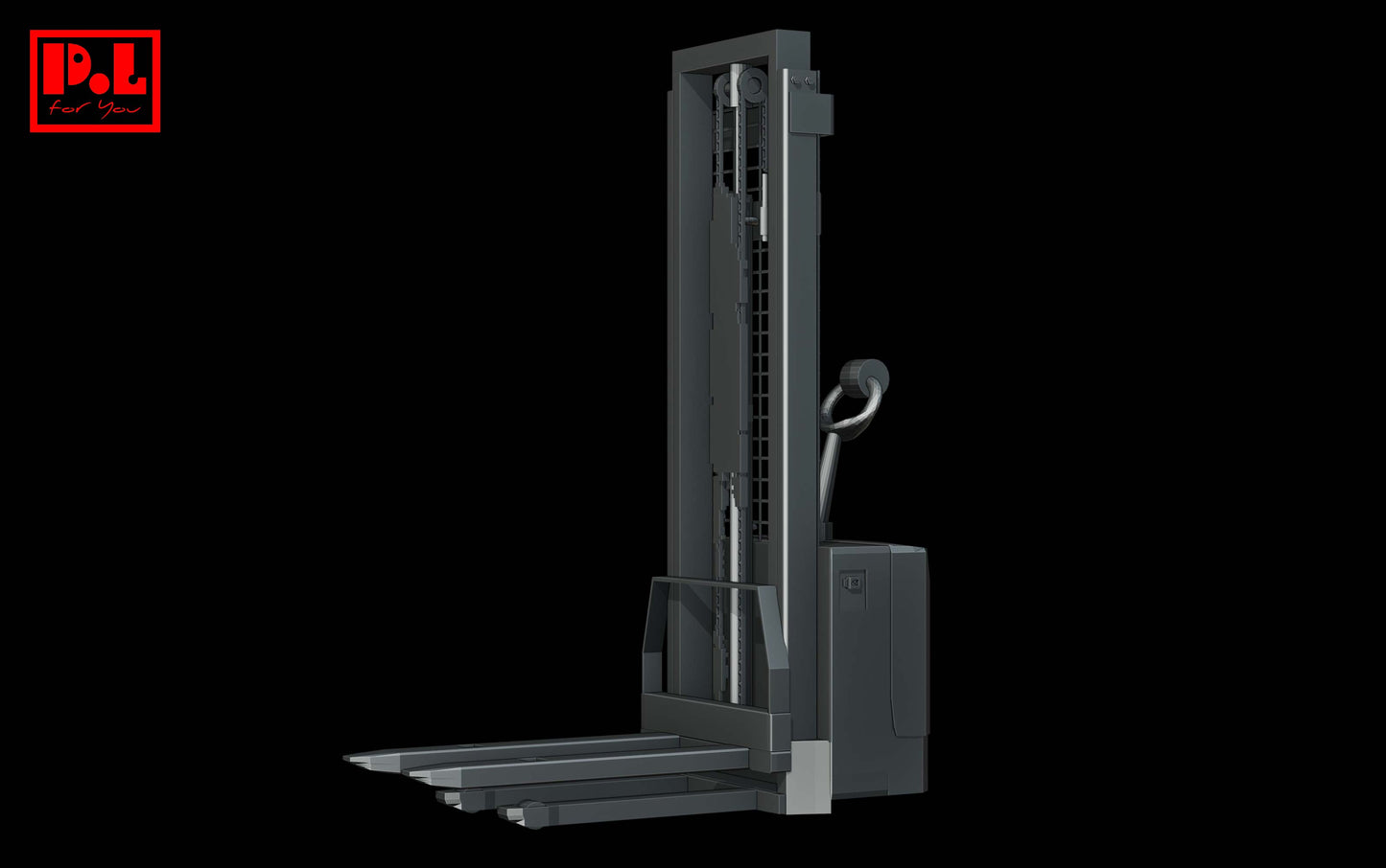 Electric Stacker Transpalette — 3D print STL files