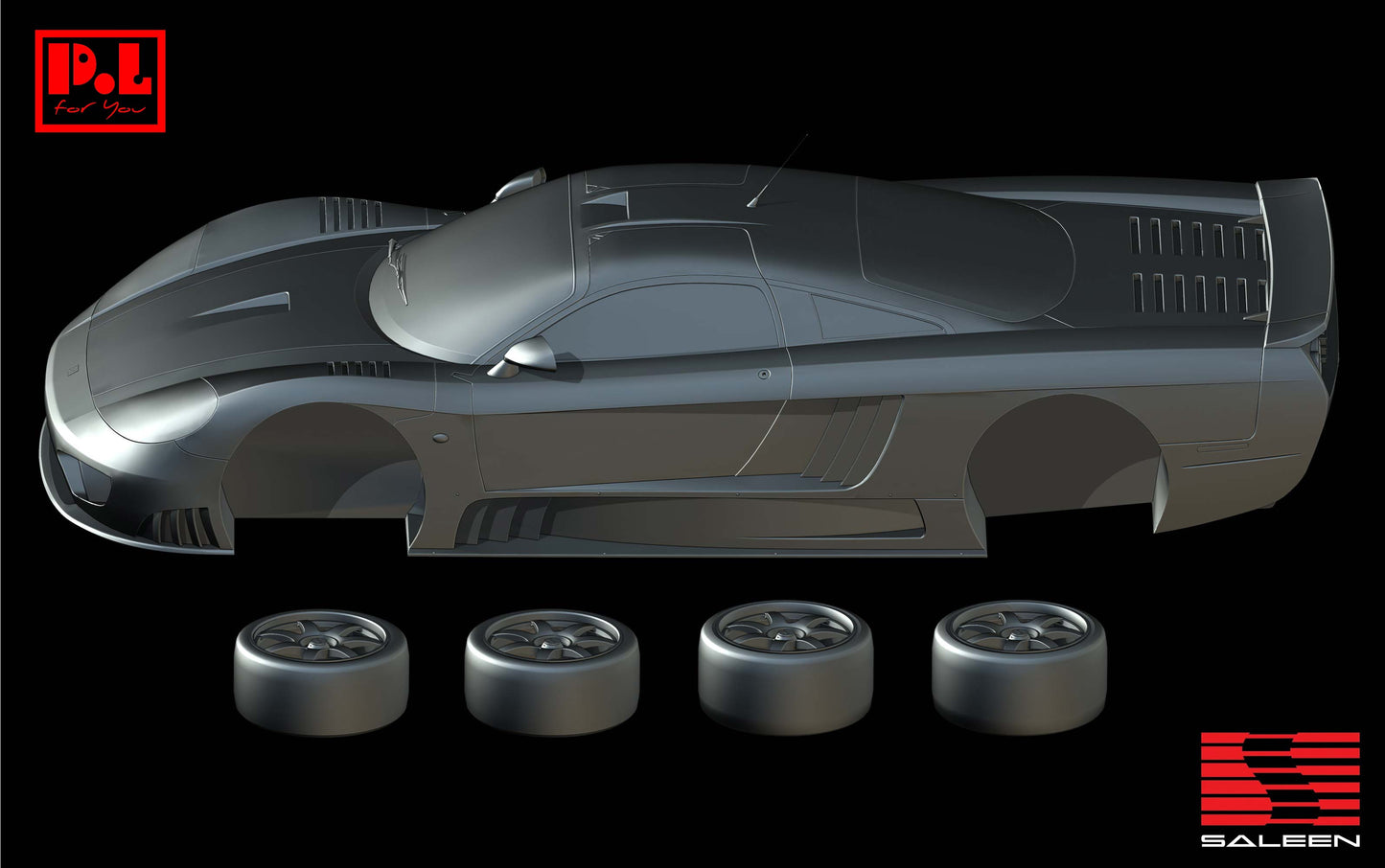 Saleen S7 Twin Turbo (2005) - STL files
