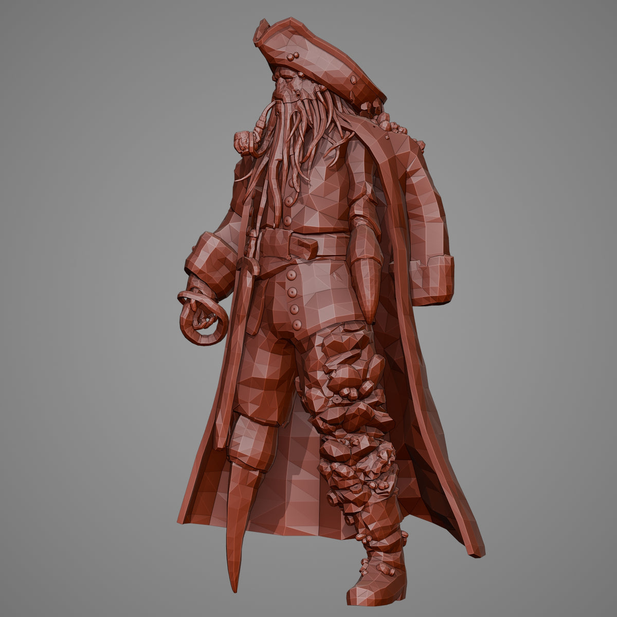 Davy Jones - Pirates of the Caribbean — 3D print STL files
