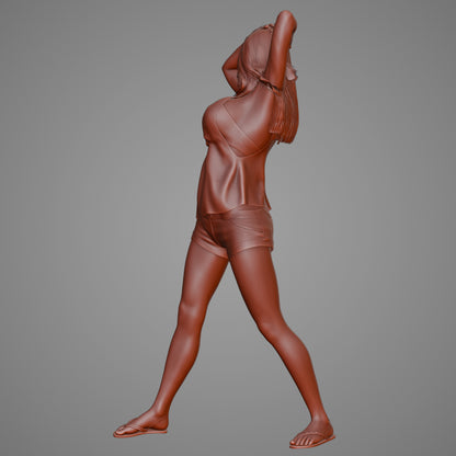 Girl posing — 3D print STL files