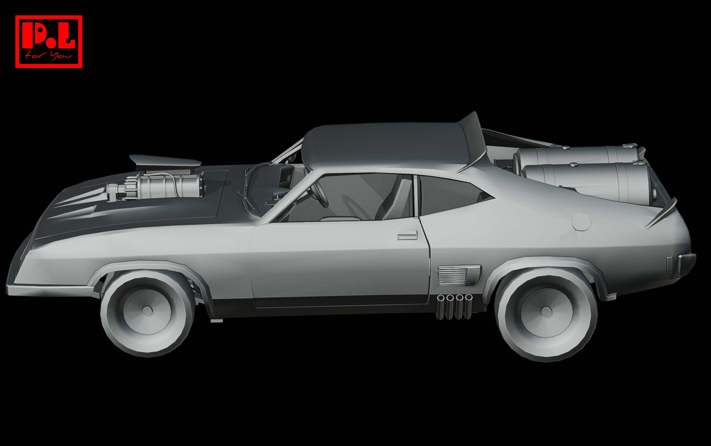 Ford Falcon XB GT Coupe (1973) V8 Interceptor — 3D print STL files