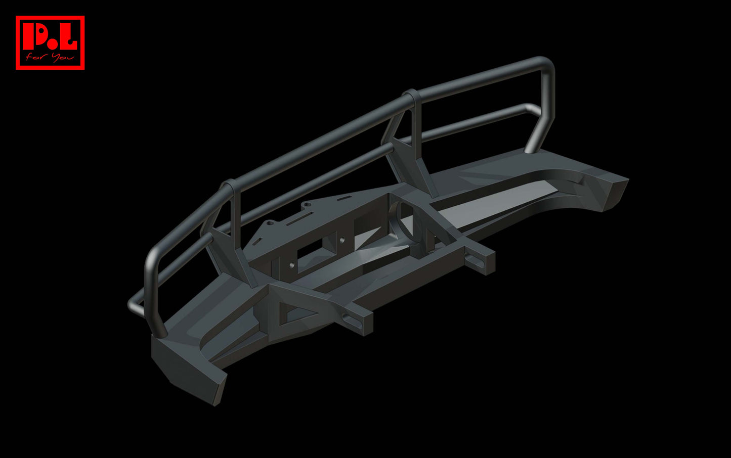 ARB Winch Bar Bumper for Toyota Land Cruiser FJ80 — 3D print STL files