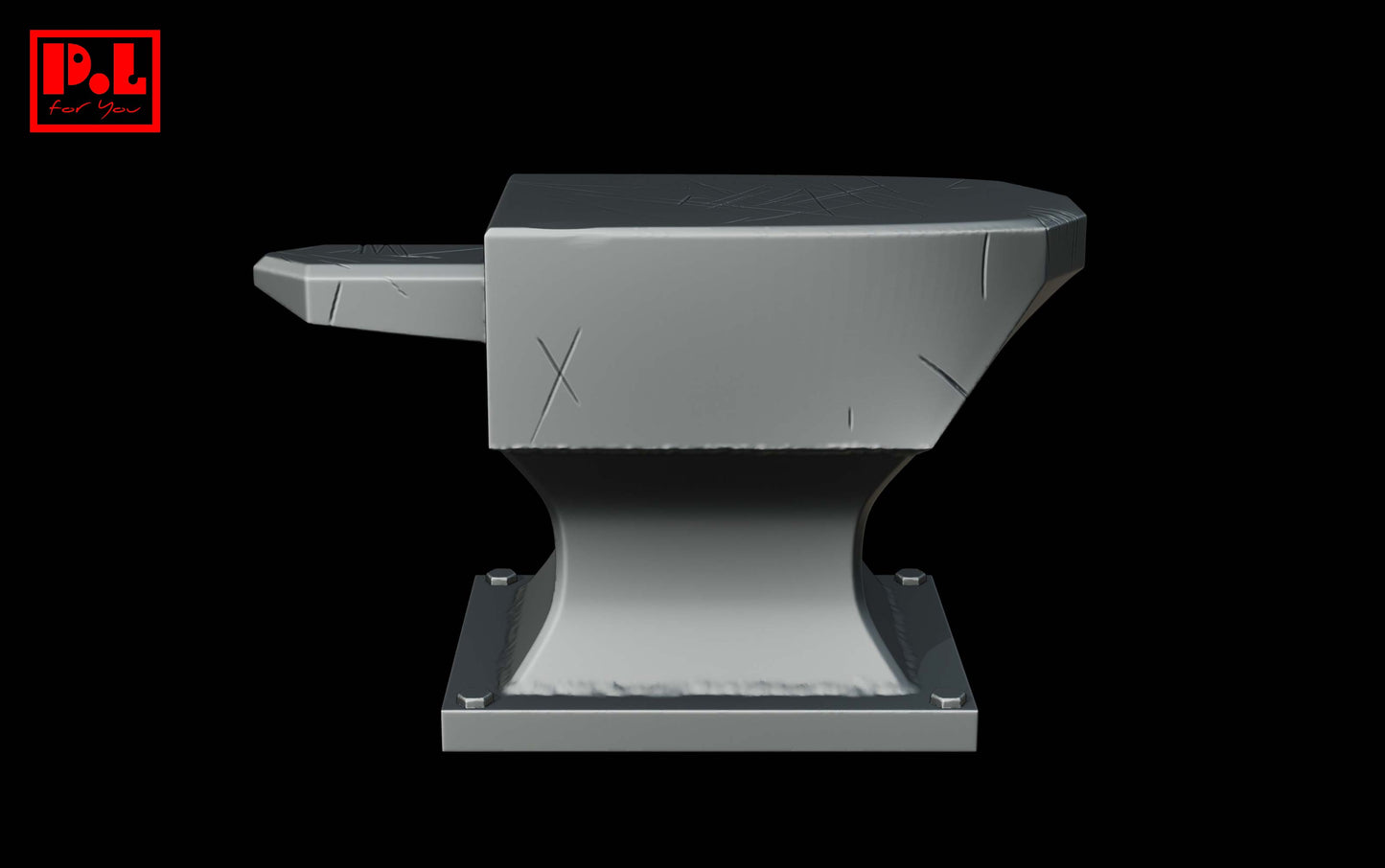 Single-horn Anvil — 3D print STL files