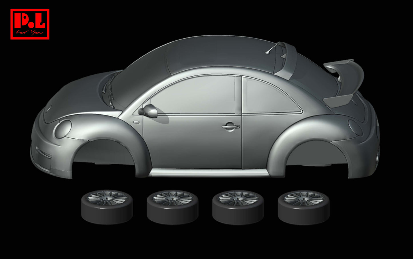 Volkswagen New Beetle RSi — 3D print STL files