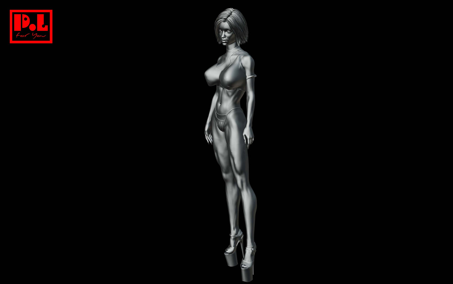 Beautiful girl figurine — 3D print STL files