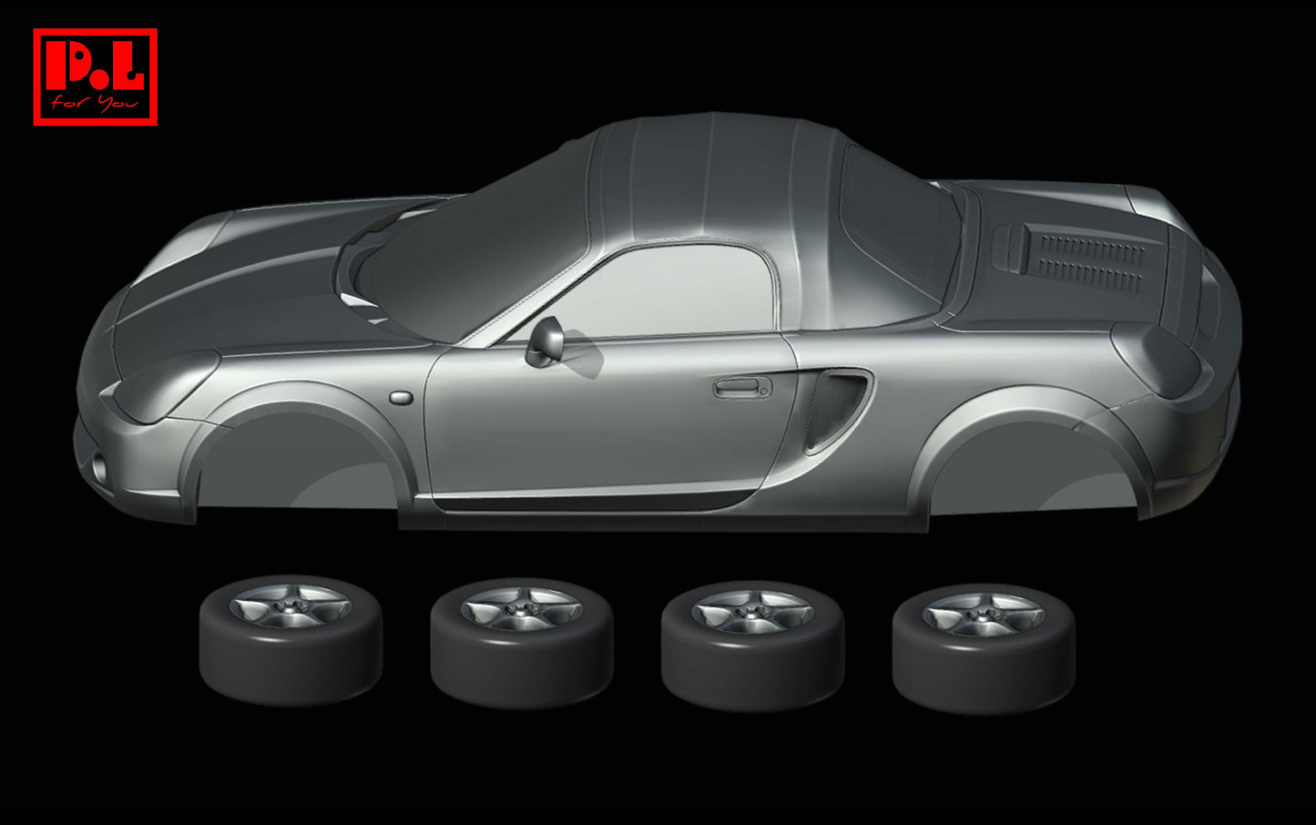 Toyota MR2 (W30) — 3D print STL files