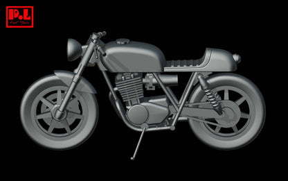 Motorcycle Café Racer — 3D print STL files