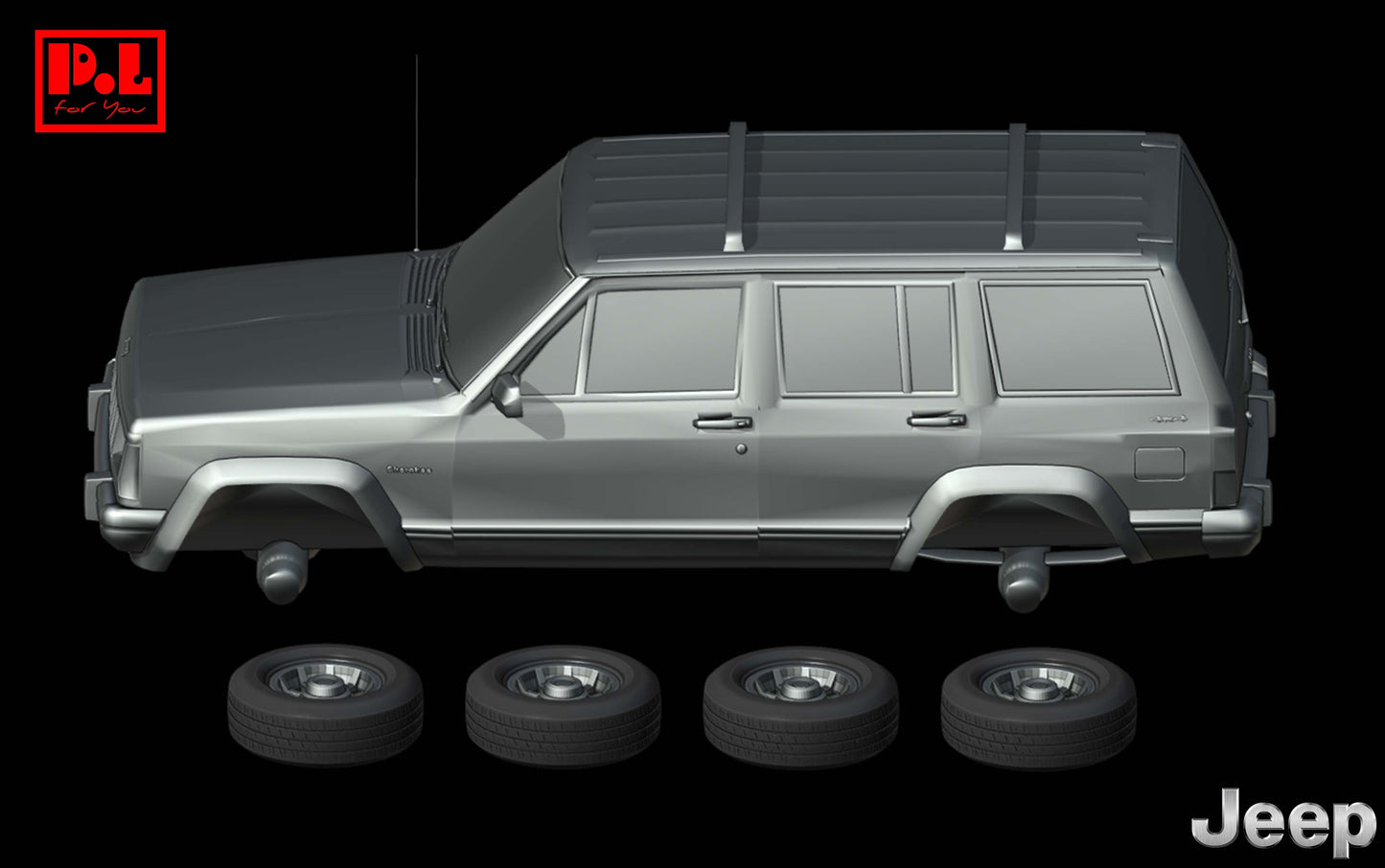 Jeep Cherokee XJ (1984) - STL files