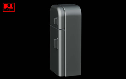 Vintage refrigerator — 3D print STL files
