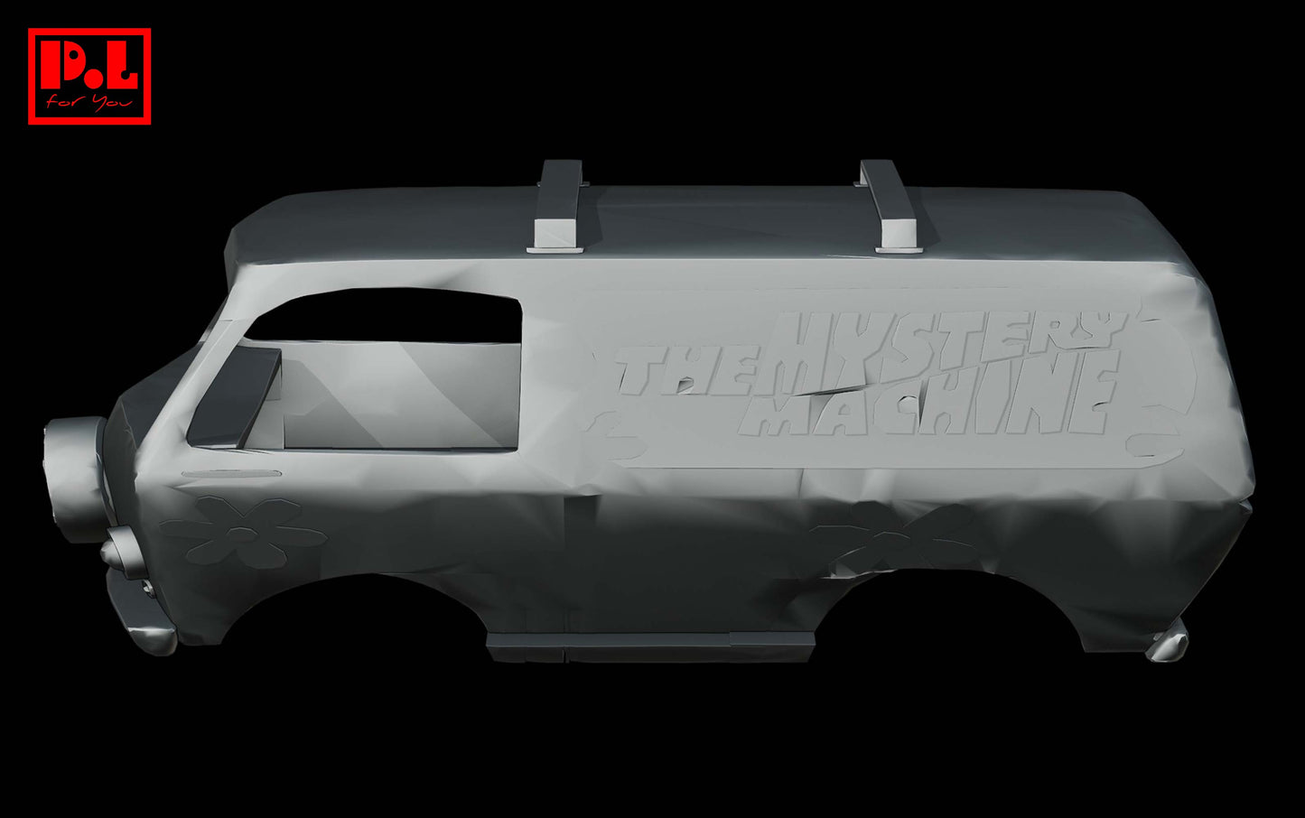 Mystery Machine Van (Scooby Doo cartoon) — 3D print STL files