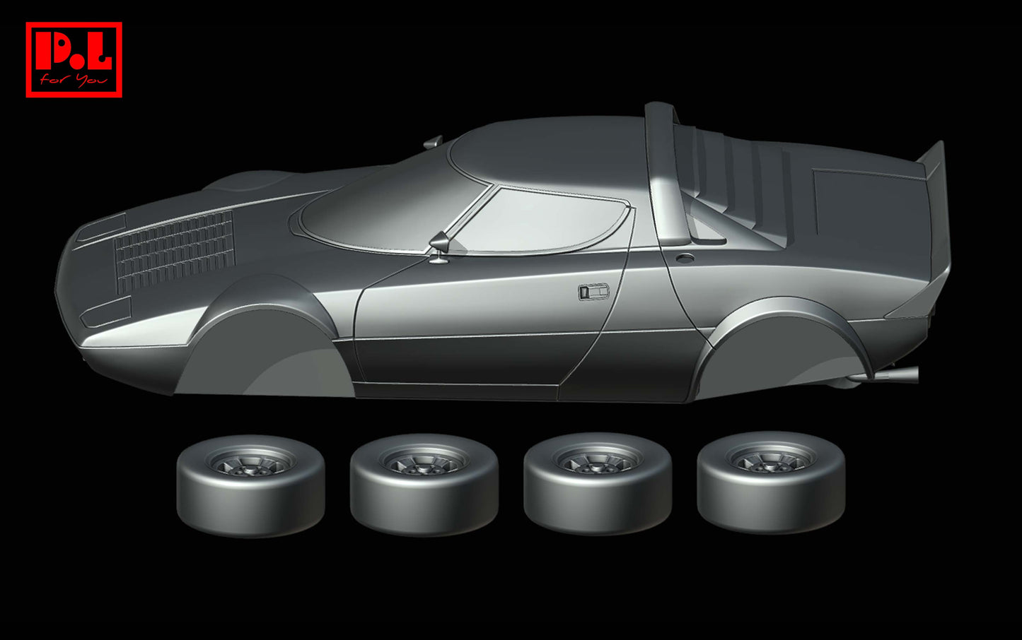 Lancia Stratos HF Stradale — 3D print STL files