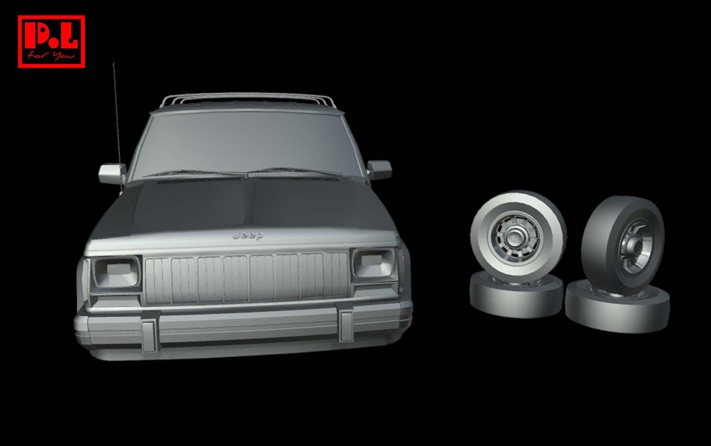 Jeep Cherokee XJ (1984) - STL files