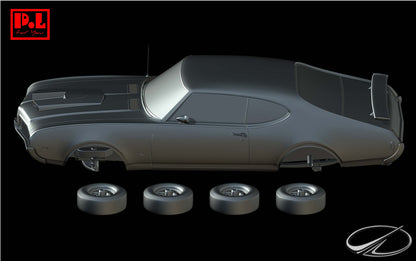 Oldsmobile 442 Hurst (1969) - STL files