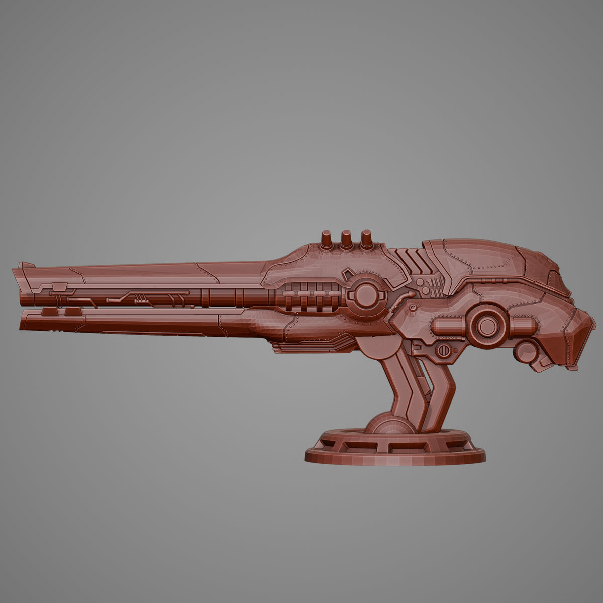 Sci-Fi Turret Gun — 3D print STL files