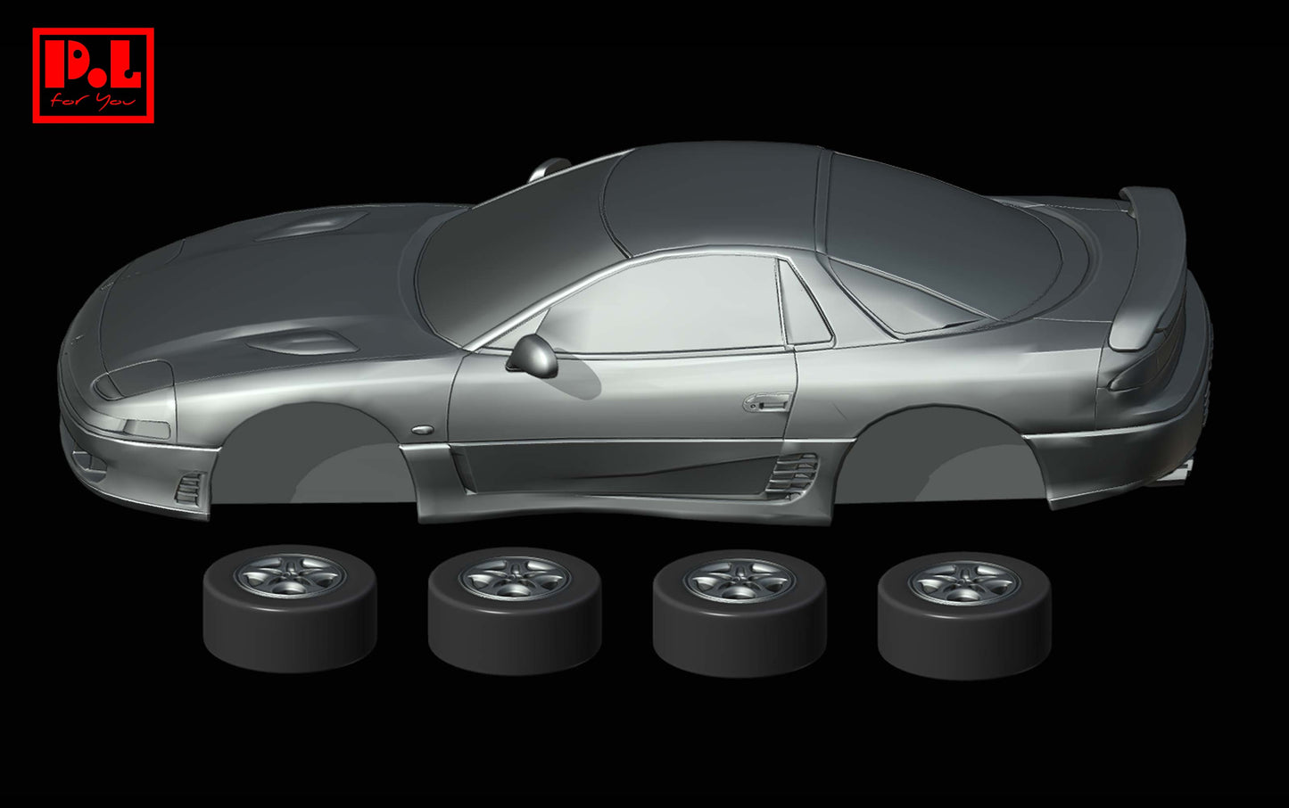 Mitsubishi 3000GT/GTO — 3D print STL files