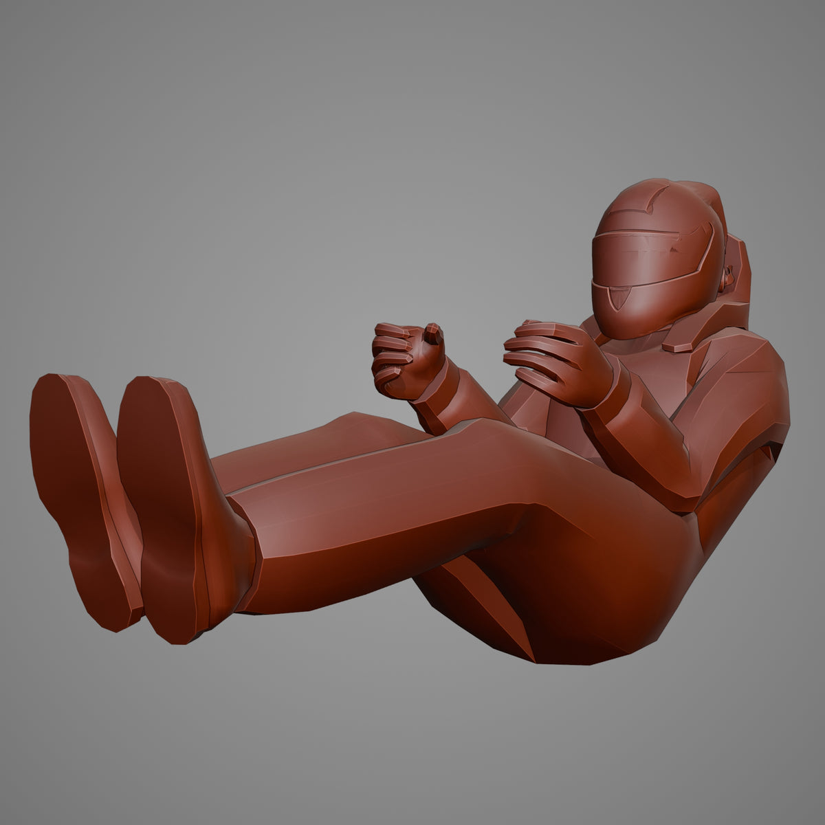 Formula 1 Driver - driving — 3D print STL files