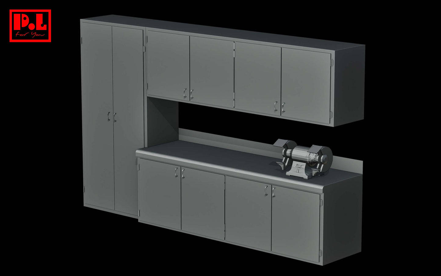 Garage furniture set — 3D print STL files