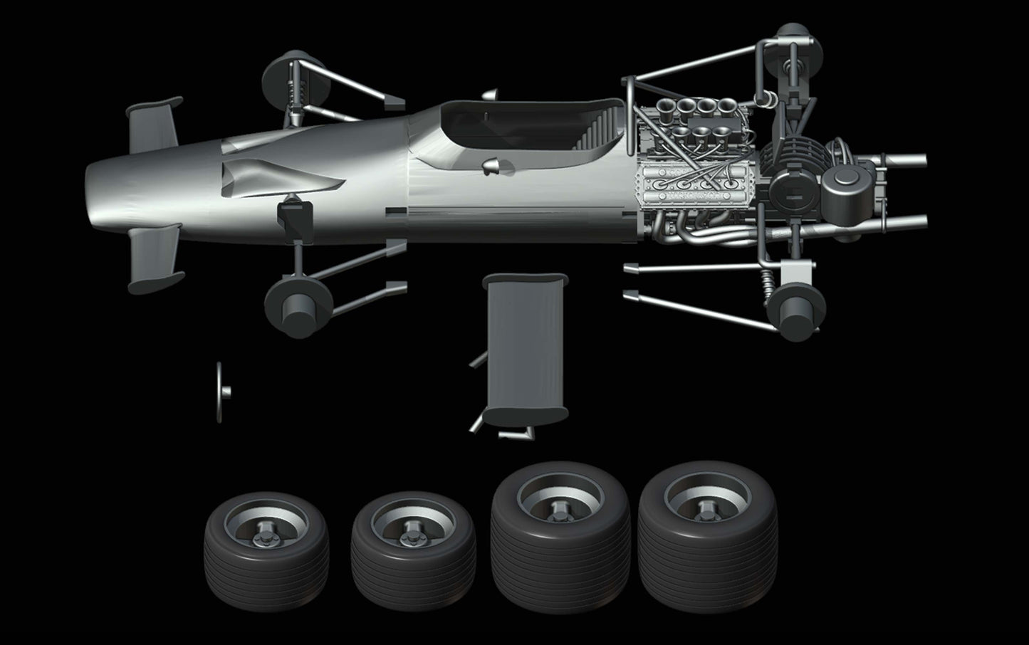 1/8 1/12 Mclaren M7A F1 (1968)