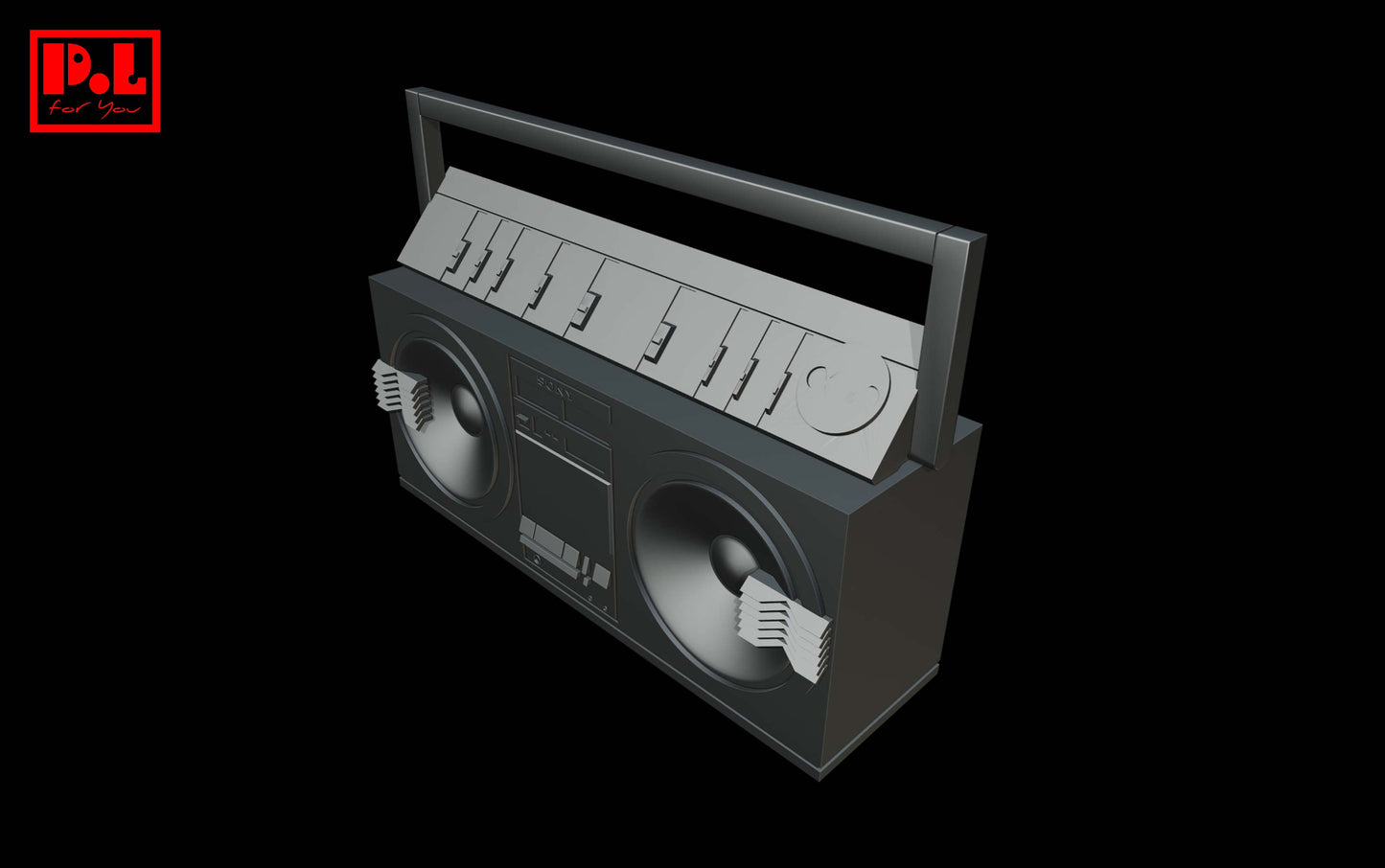 Sony CFS-99 Boombox Energy 99 — 3D print STL files