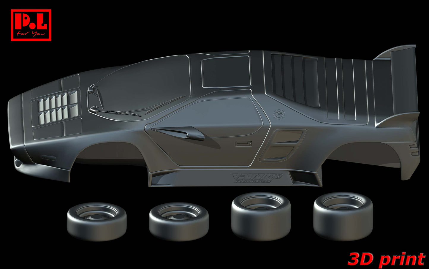 Vector W8 — 3D print STL files