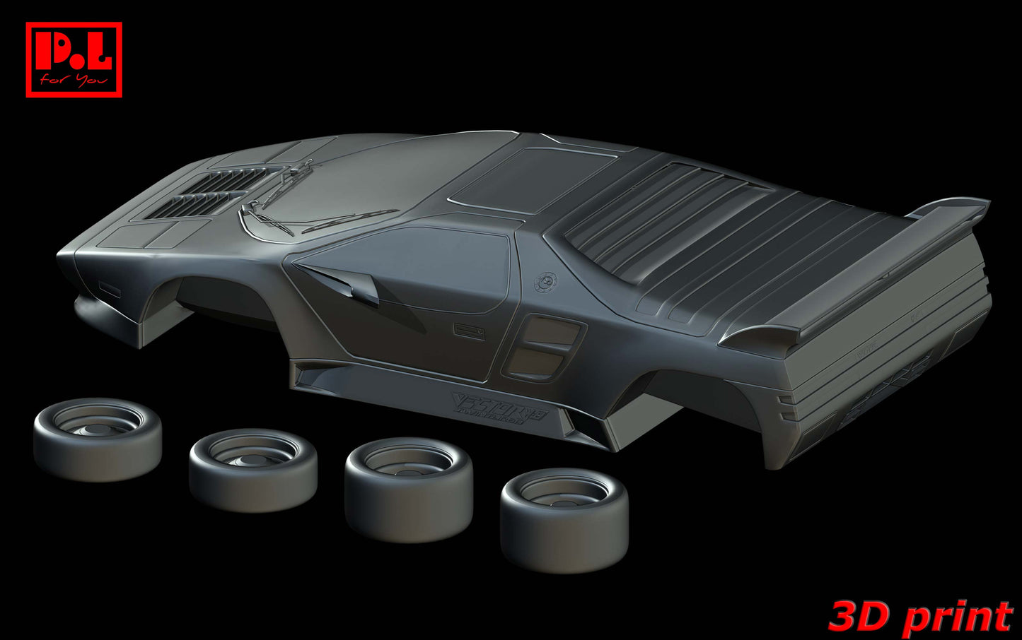 Vector W8 — 3D print STL files