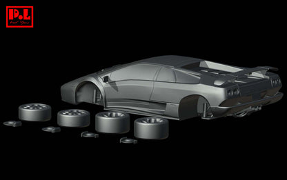 Lamborghini Diablo VT 6.0 — 3D print STL files