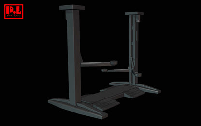 Car Lift Two Post Hydraulic Stand — 3D print STL files