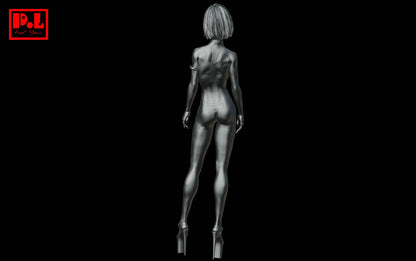 Beautiful girl figurine — 3D print STL files