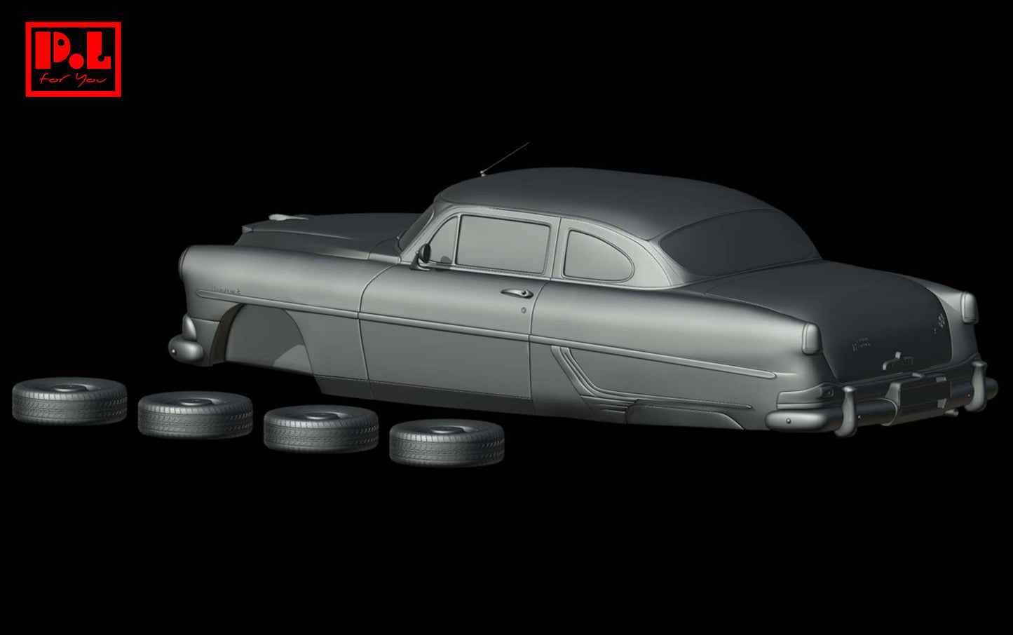 Hudson Hornet 1st Gen Coupe (1954) - STL files
