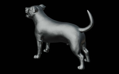 Pitbull Dog figurine