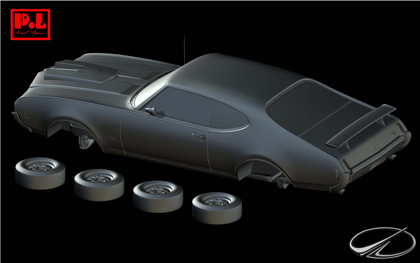 Oldsmobile 442 Hurst (1969) - STL files
