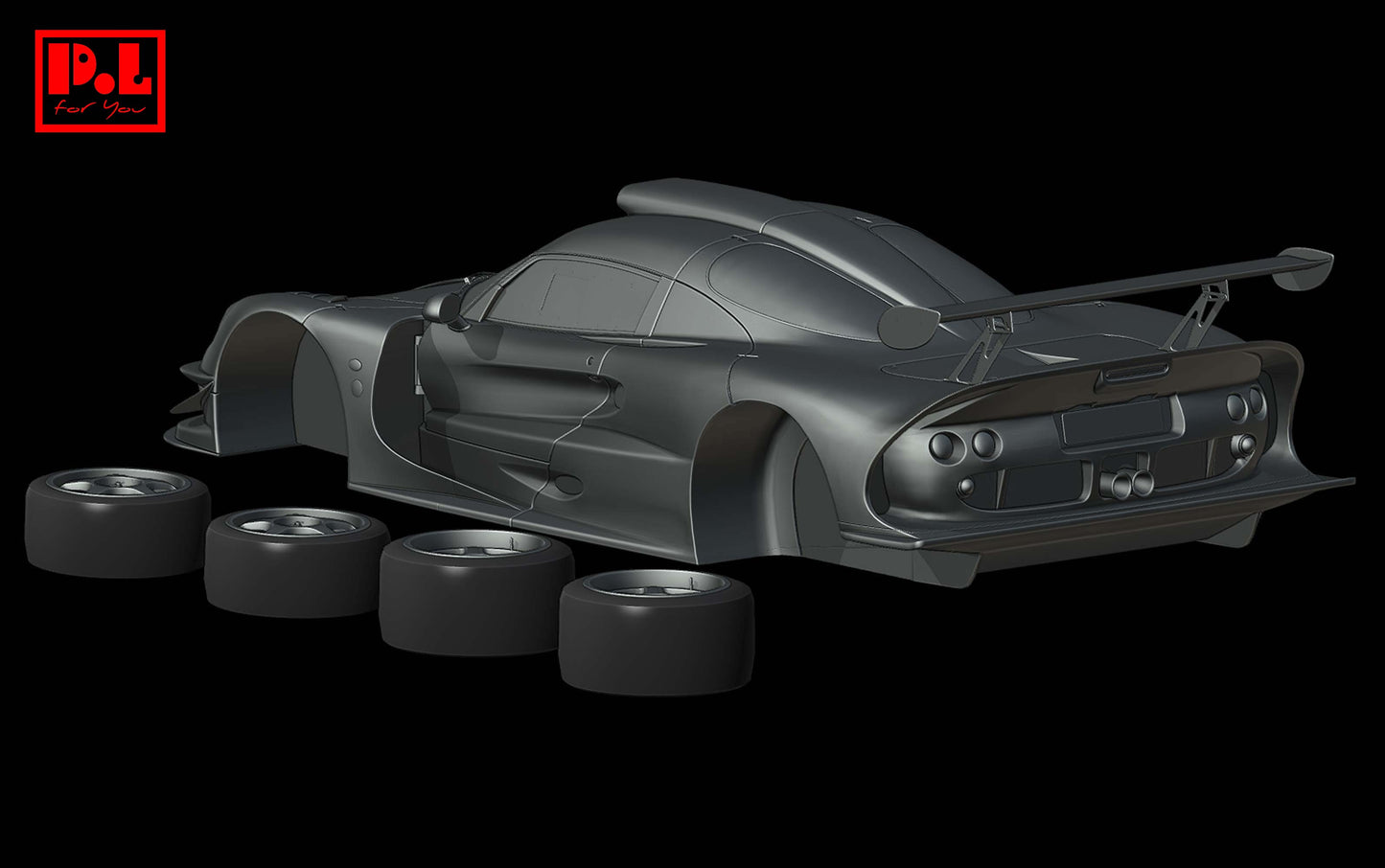 Lotus Elise GT1 (1997) - STL files