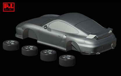 Porsche 911 (996) GT2 — 3D print STL files