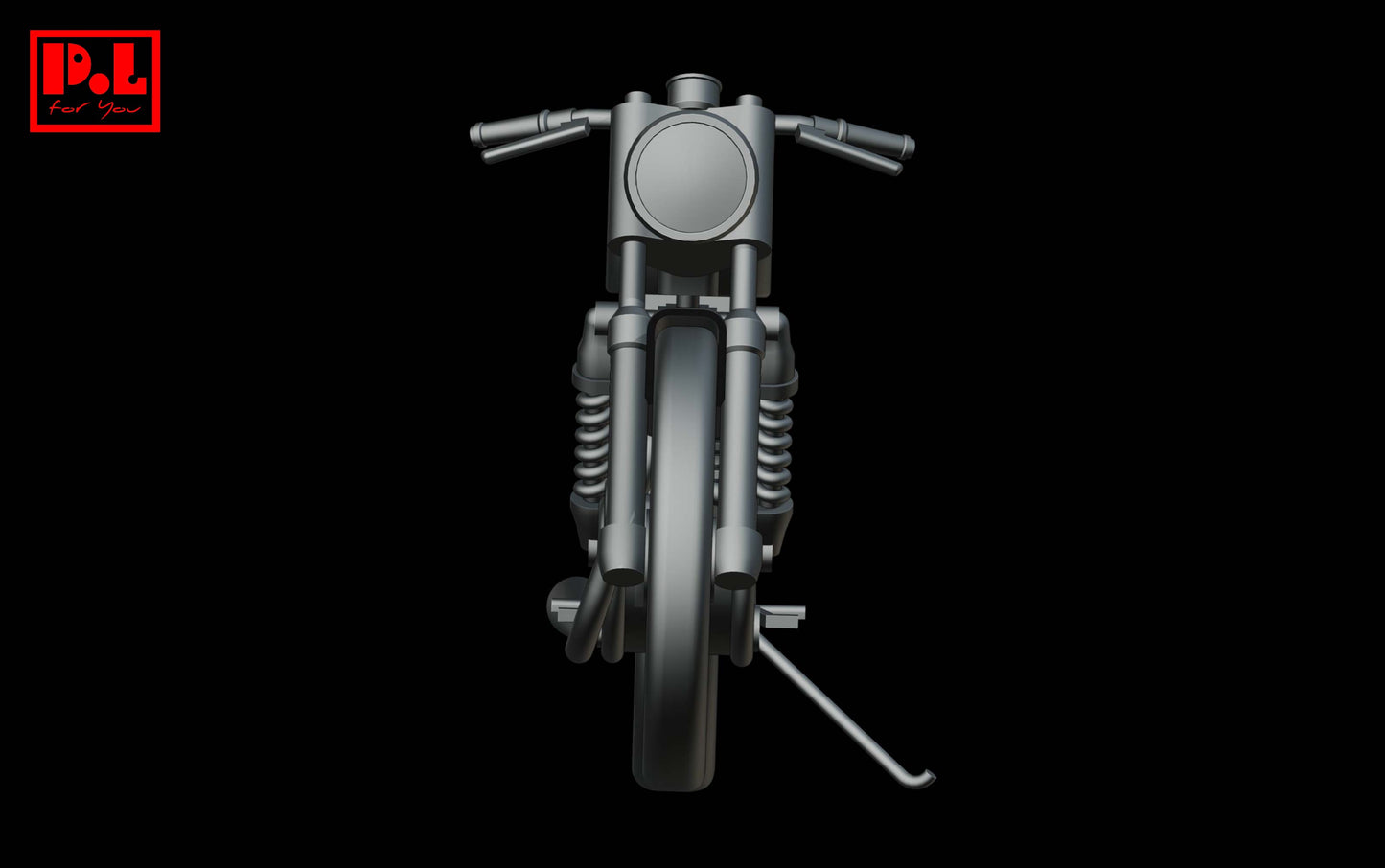 Motorcycle Café Racer — 3D print STL files
