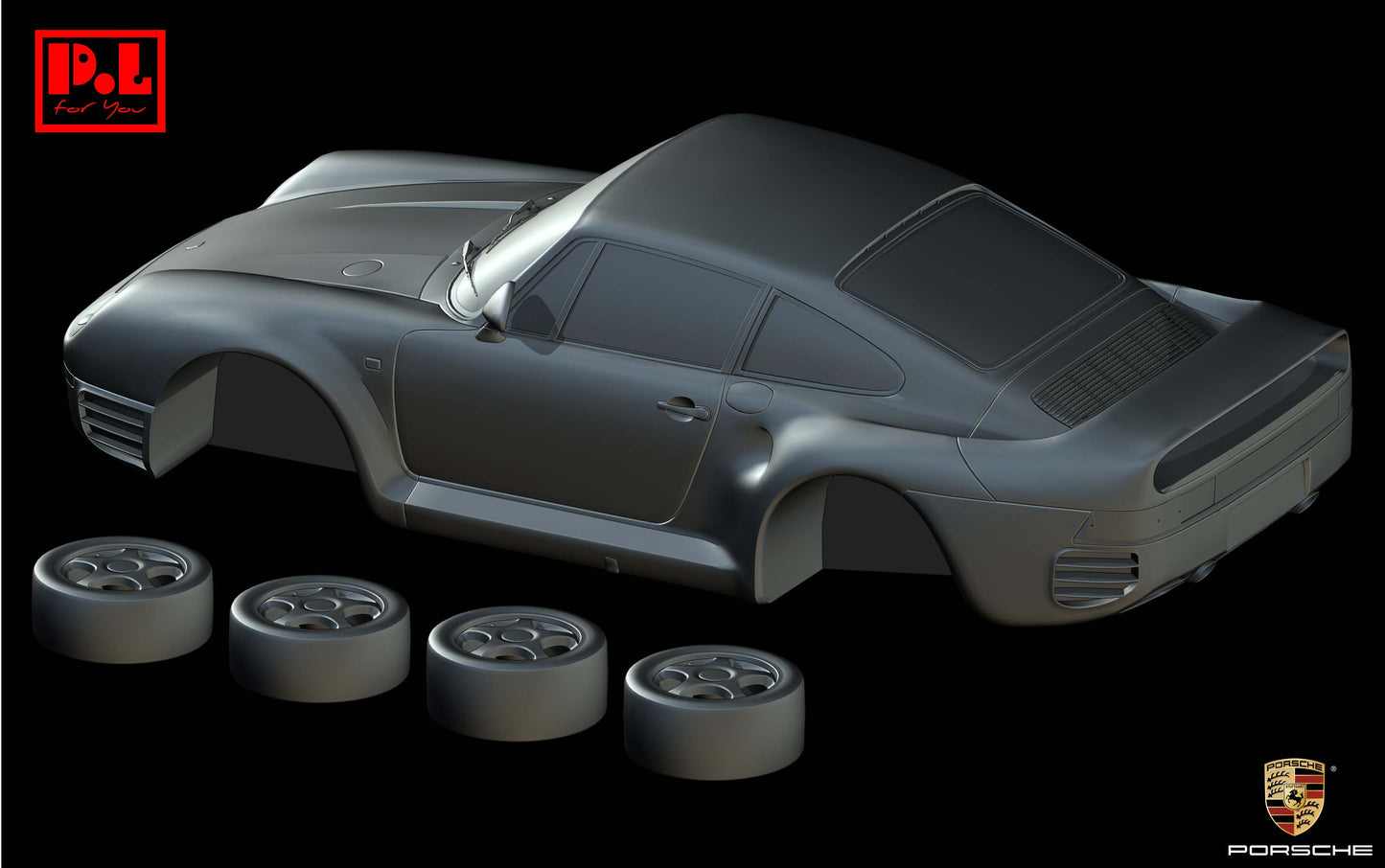 Porsche 959 (1986) - STL files