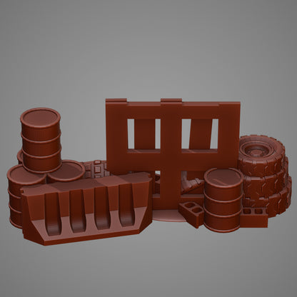Gaslands Mad Max Barricades — 3D print STL files