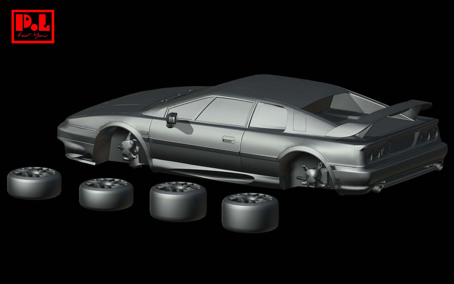 Lotus Esprit V8 (1996-2004) - STL files