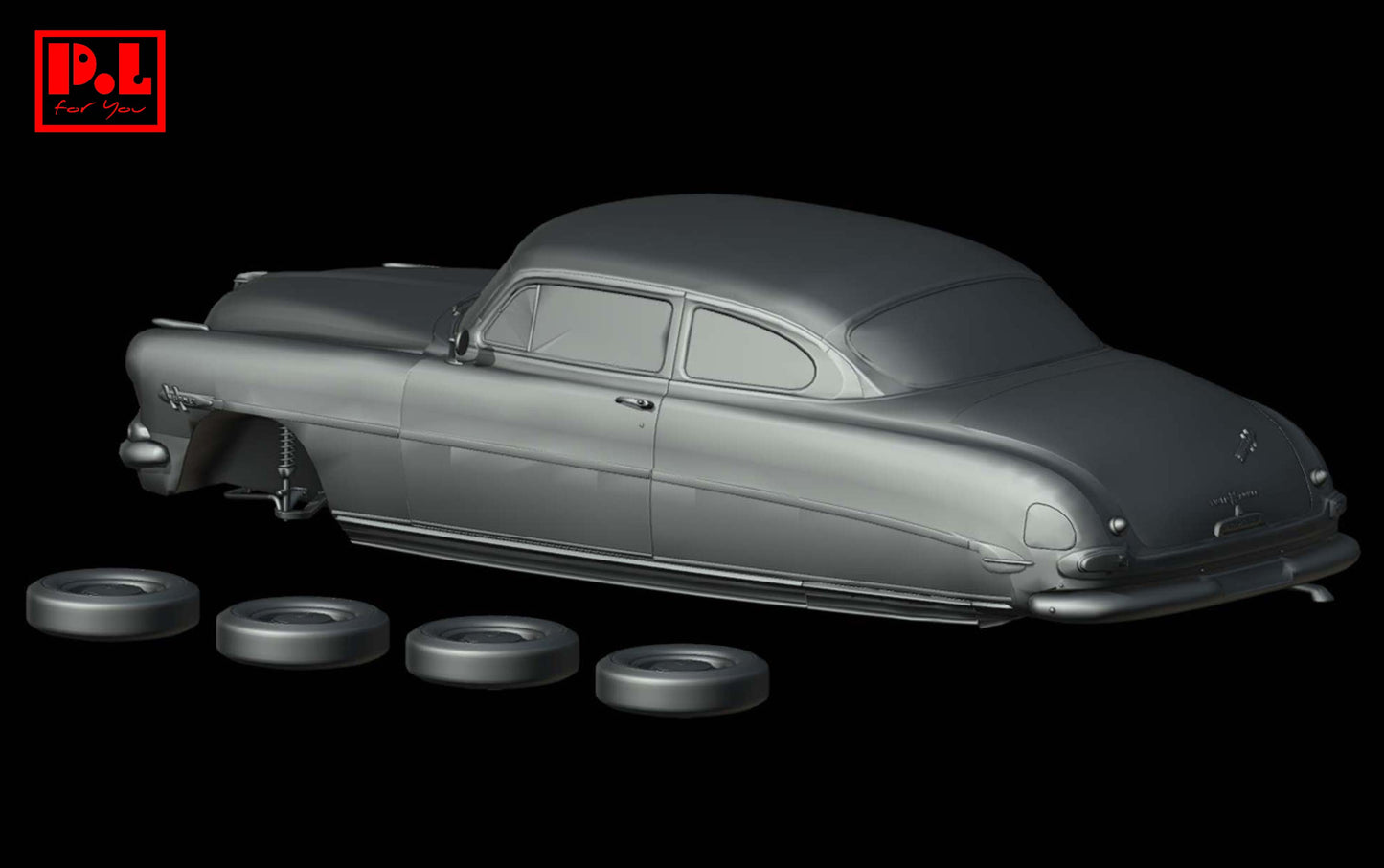 Hudson Hornet 1st Gen 2-Door Coupe (1951) - STL files