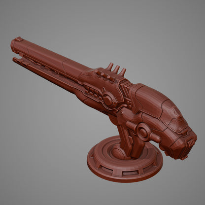 Sci-Fi Turret Gun — 3D print STL files