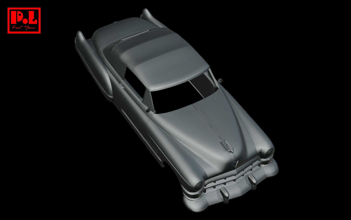 Cadillac Deville Convertible (1948) — 3D print STL files