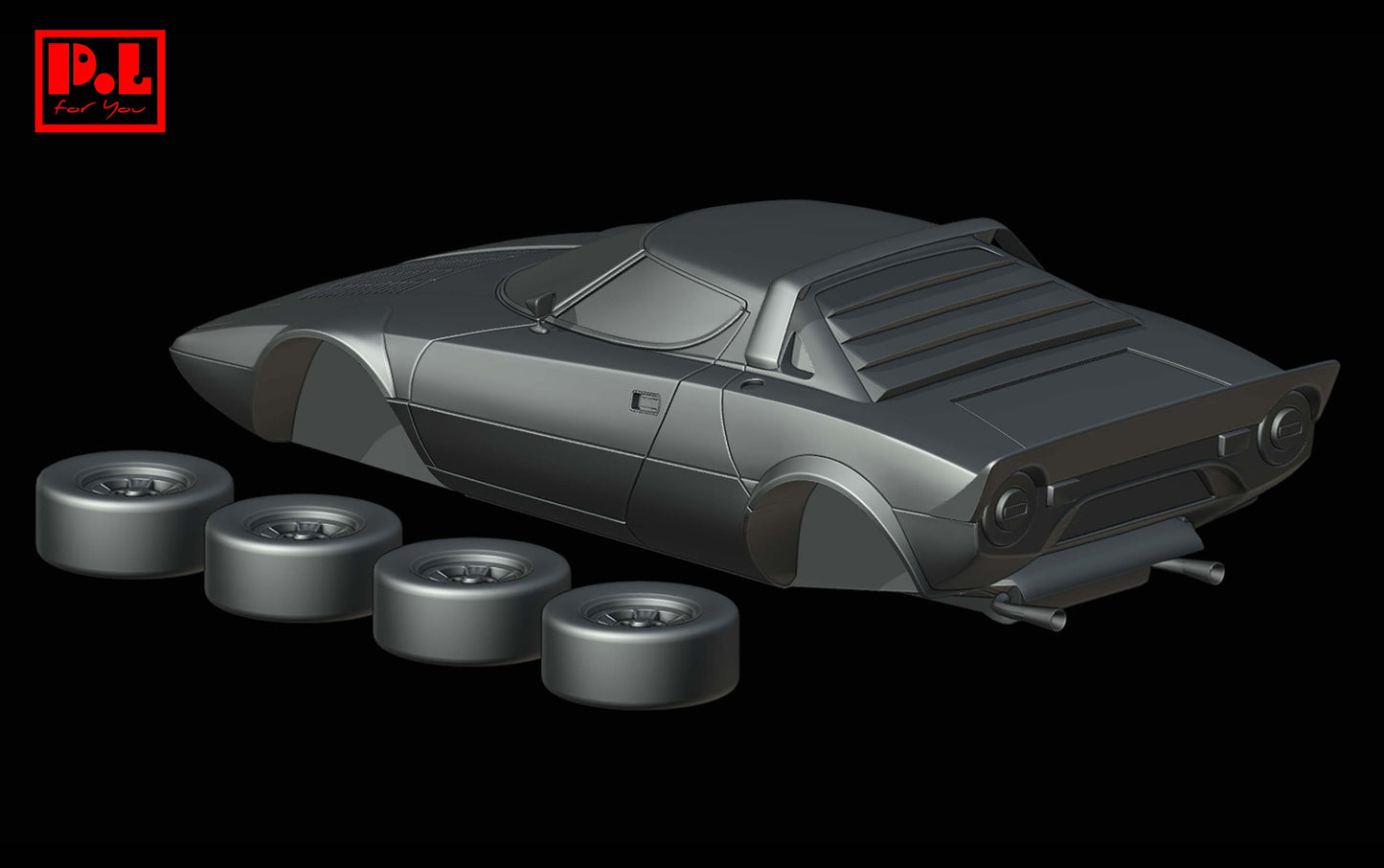 Lancia Stratos HF Stradale — 3D print STL files