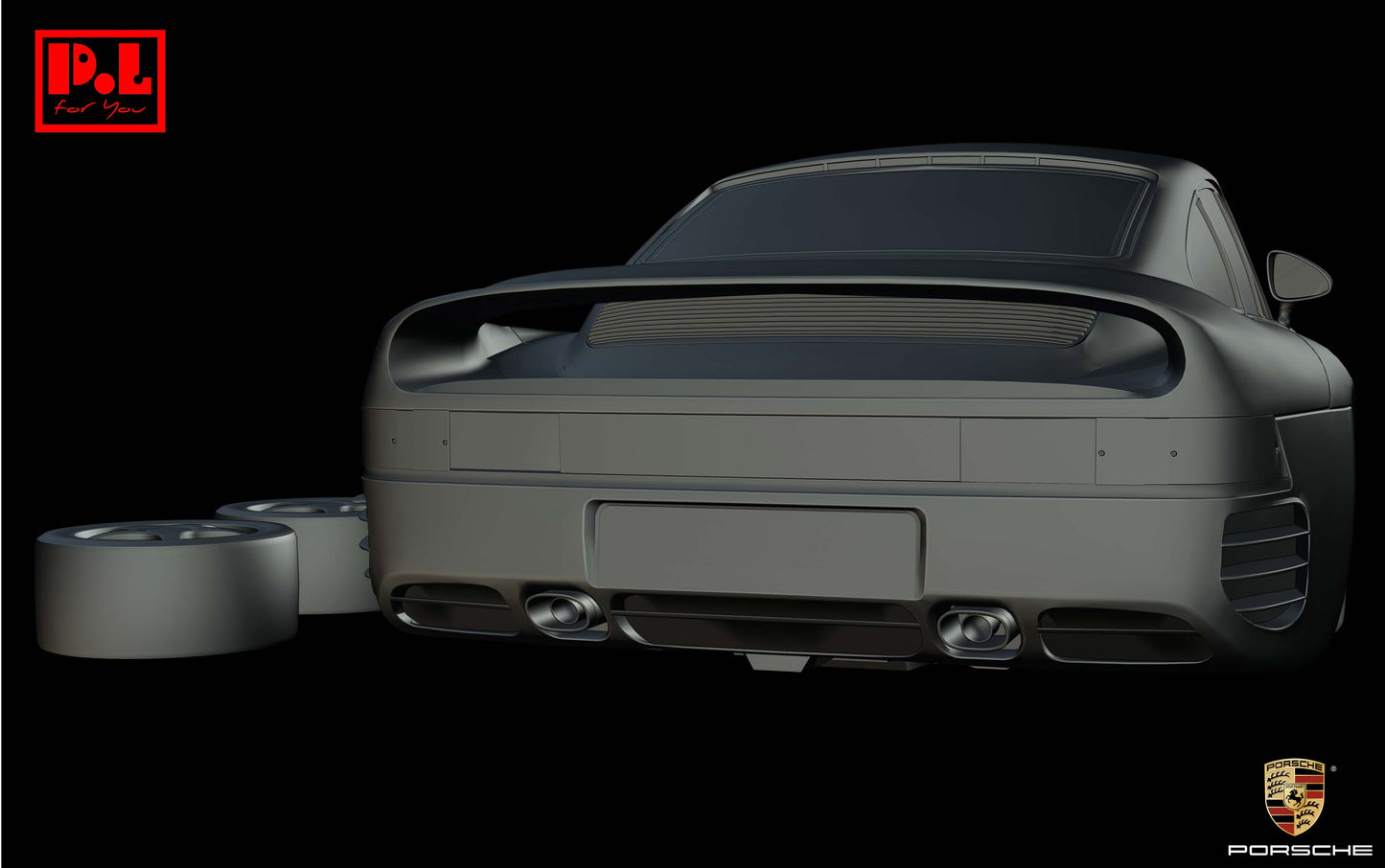 Porsche 959 (1986) - STL files