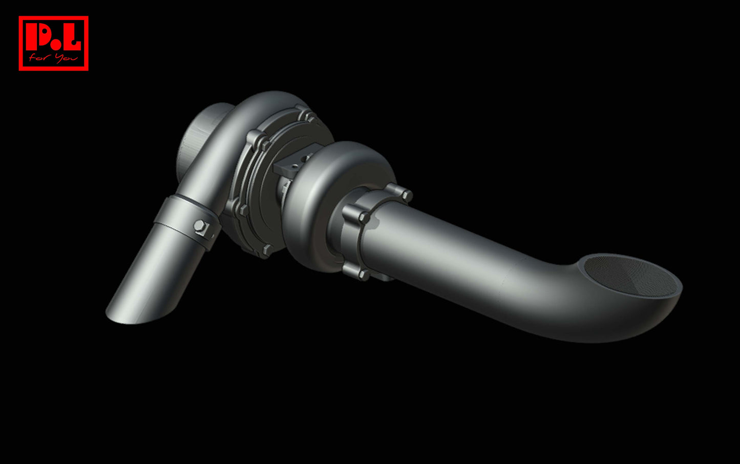 Turbocharger — 3D print STL files