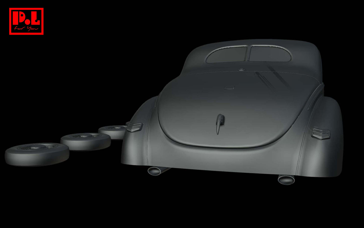 Ford Deluxe Coupe (1940) - STL files