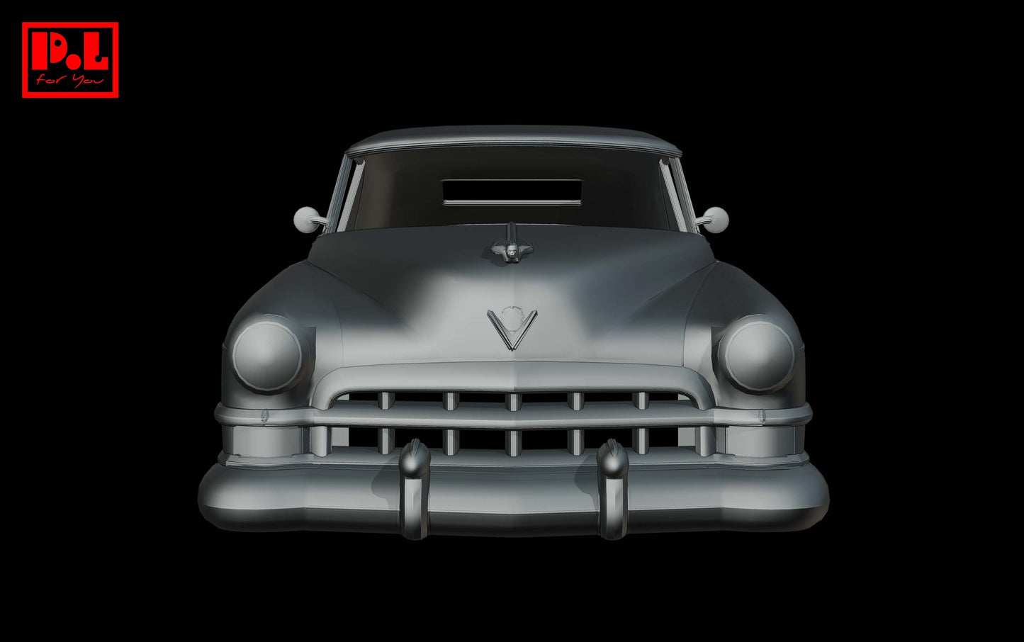 Cadillac Deville Convertible (1948) — 3D print STL files