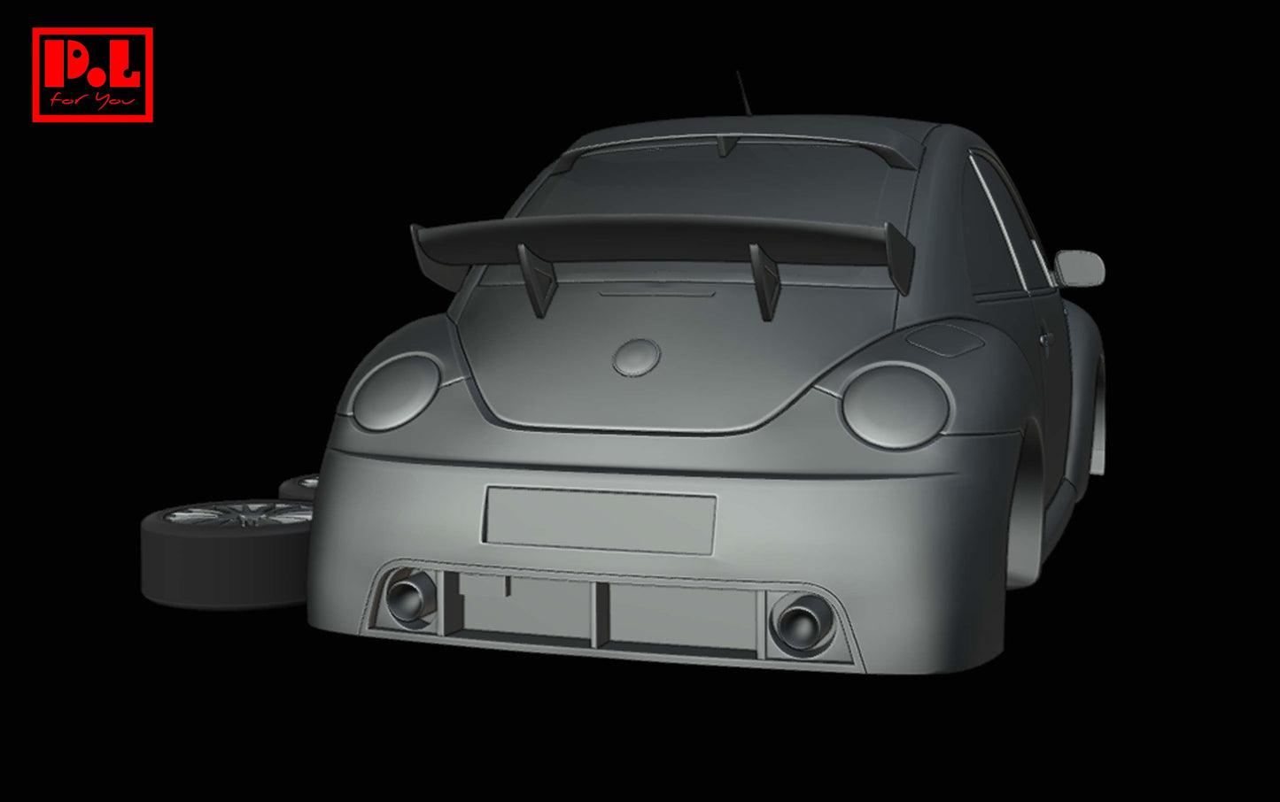 Volkswagen New Beetle RSi — 3D print STL files