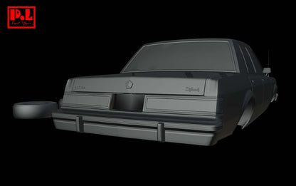Dodge Diplomat 4-Door Sedan (1977) - STL files