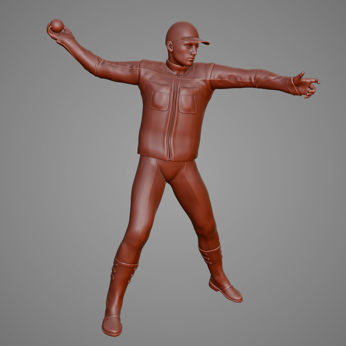 Baseball player — 3D print STL files