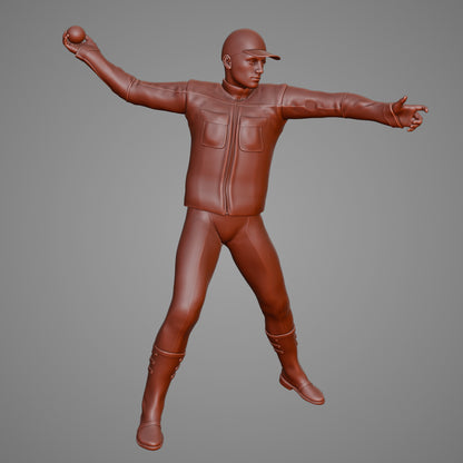 Baseball player — 3D print STL files