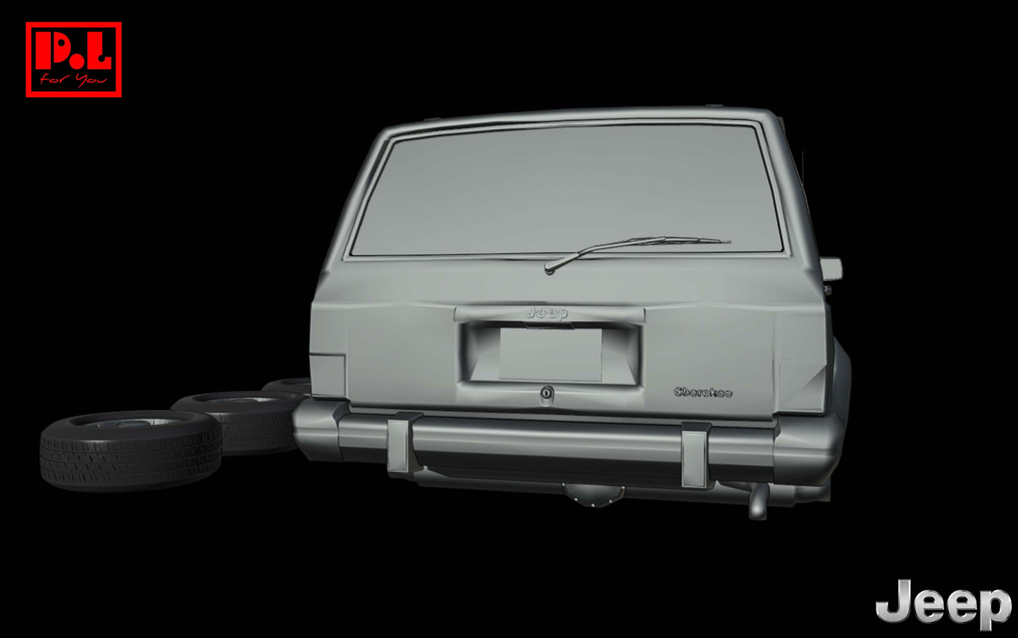 Jeep Cherokee XJ (1984) - STL files